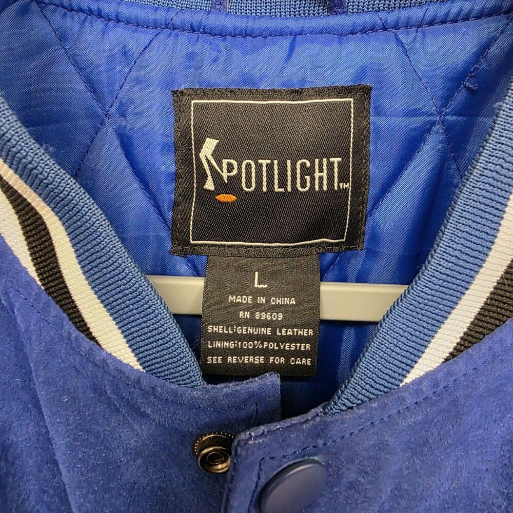 Spotlight Men's Blue and White Jacket - Picture 4 of 5